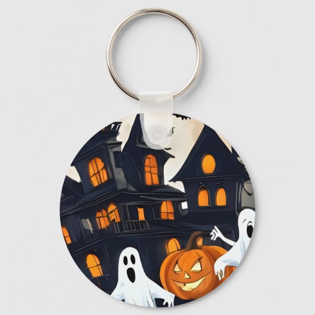 Halloween party favour key ring (Front)