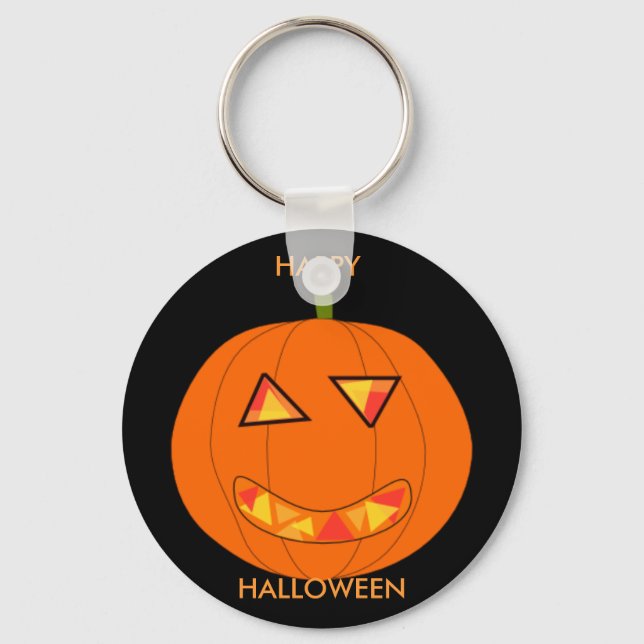 Halloween Party Favours and Invitations Key Ring (Front)