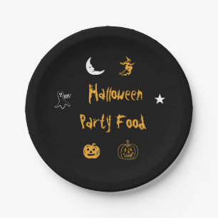 Halloween Party Food Plates by RoseWrites