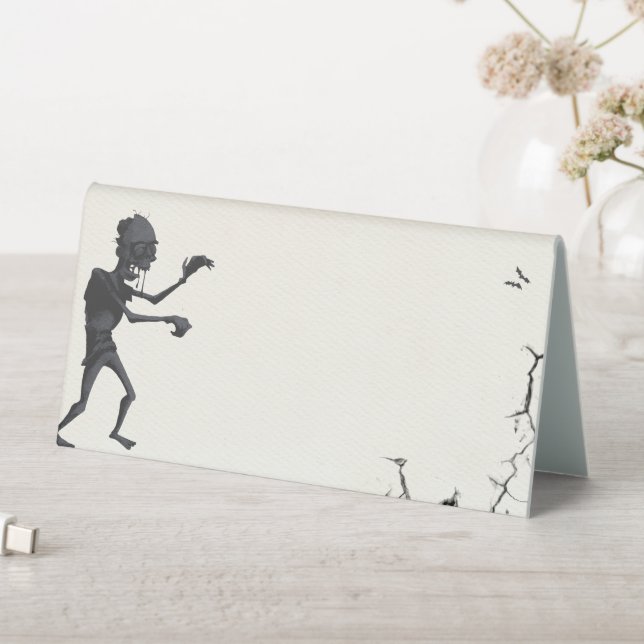 Halloween Party Food Tent Label (In SItu (Table))