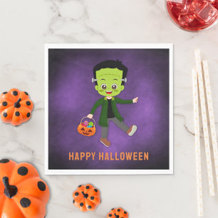 Halloween Party for Kids Frankenstein  Paper  Napkin