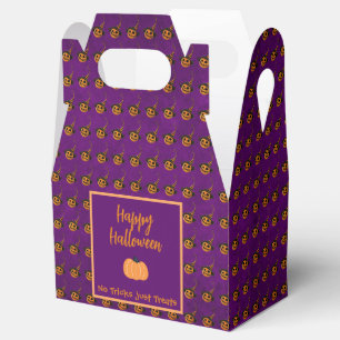 Halloween party for kids jack o lantern pumpkins favour box