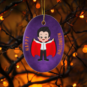 Halloween Party for Kids Vampire Ceramic Tree Decoration