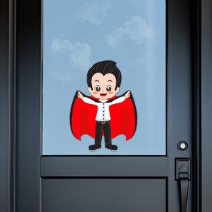 Halloween Party for Kids Vampire Window Cling