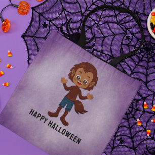 Halloween Party for Kids Werewolf Tote Bag