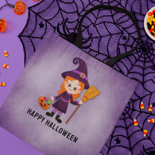 Halloween Party for Kids Witch Tote Bag