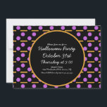 Halloween Party Geometrical Shapes Pattern  Invitation<br><div class="desc">Halloween Party Invitation with Geometrical Pattern</div>