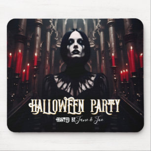 Halloween Party – Gothic Dark Invitation Mouse Mat