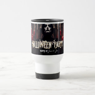 Halloween Party – Gothic Dark Invitation Travel Mug