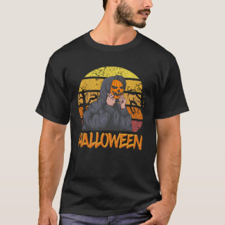 Halloween Party Happy Pumpkin Graphic Plus Size T-Shirt