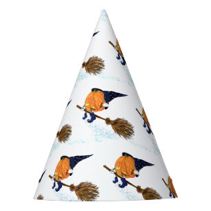 Halloween Party Hat Witch Pumpkin Flying