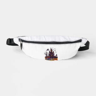 Halloween Party Haunted Castle Pumpkins Bats Bum Bags