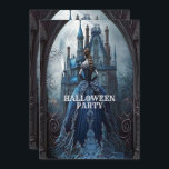 Halloween Party Haunted House Blue Night Scary Invitation<br><div class="desc">Halloween Party Haunted House Blue Night Scary Invitation. Unique,  beautiful,  stylish design. Easy to be personalised. Font style,  size and colours can be changed. Matching items are available.</div>