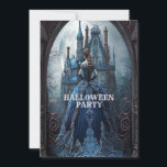 Halloween Party Haunted House Blue Night Scary Invitation<br><div class="desc">Halloween Party Haunted House Blue Night Scary Invitation. Unique,  beautiful,  stylish design. Easy to be personalised. Font style,  size and colours can be changed. Matching items are available.</div>