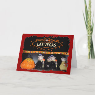 Halloween Party In Las Vegas Card