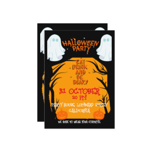 Halloween Party  Invitation