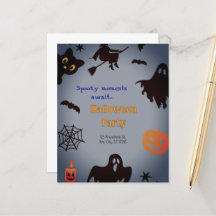 Halloween party invitation