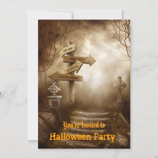 Halloween Party Invitation (Front)