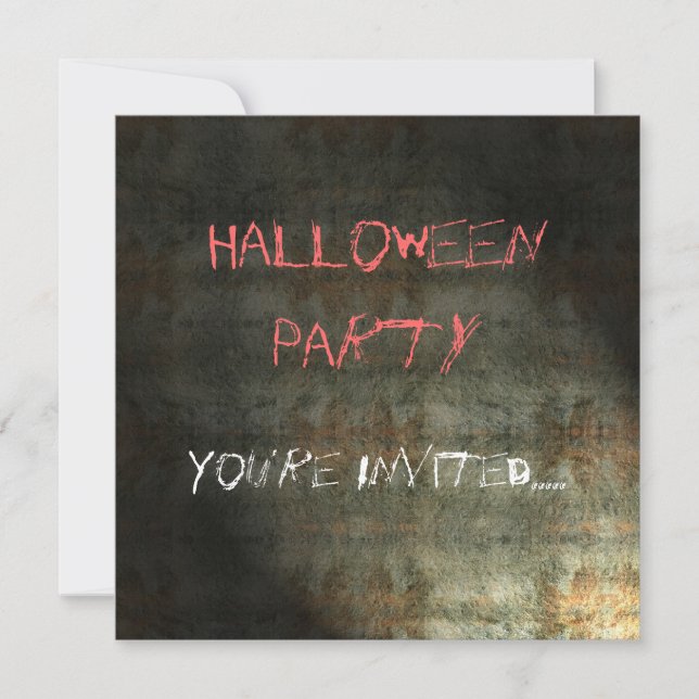 Halloween Party Invitation (Front)
