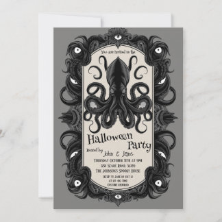 Halloween party invitation