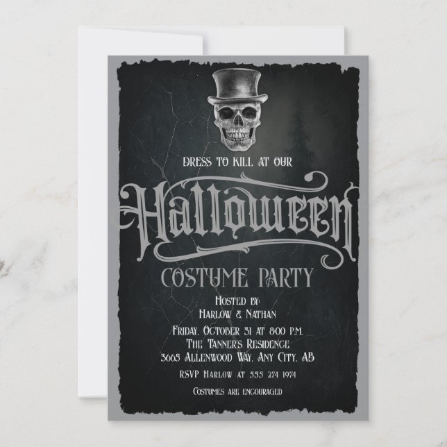 Halloween Party Invitation (Front)