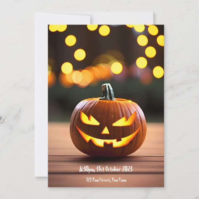 Halloween Party Invitation (Front)