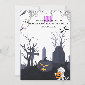  Halloween Party Invitation