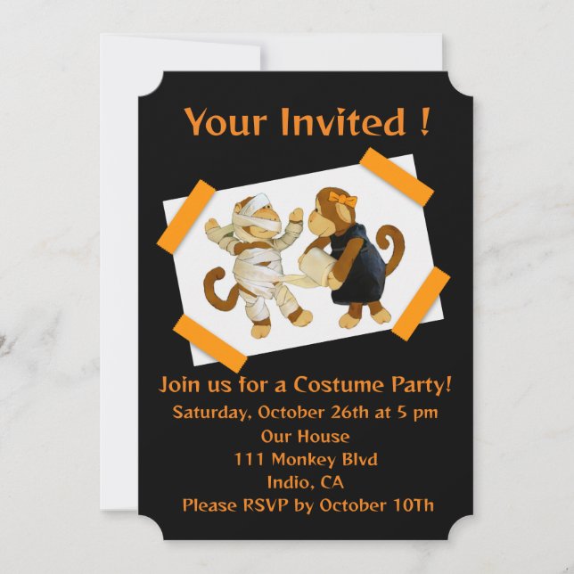 Halloween Party Invitation (Front)