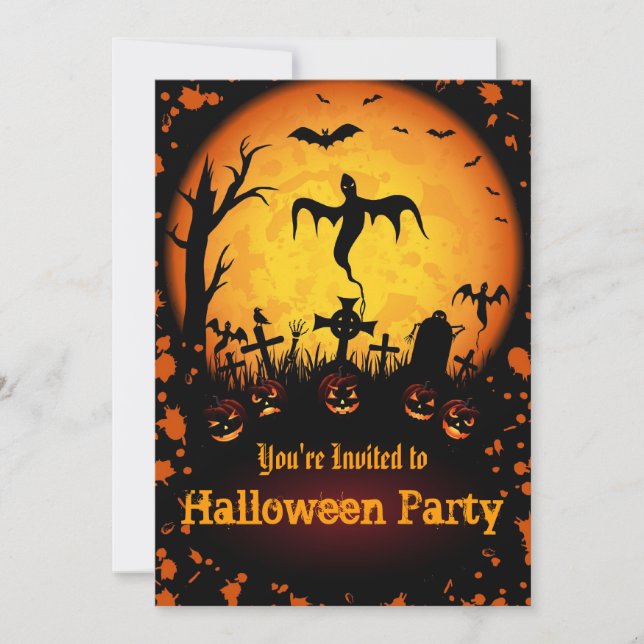 Halloween Party Invitation (Front)