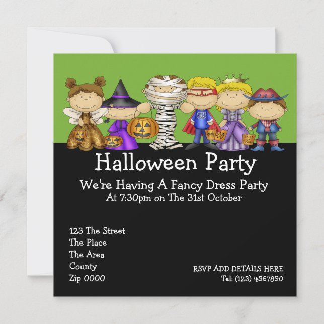 Halloween Party Invitation (Front)