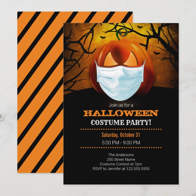 Halloween Party Invitation (Front/Back)