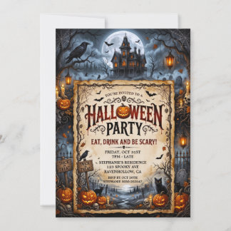 Halloween Party Invitation