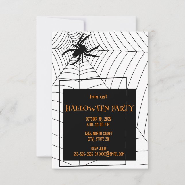 Halloween Party Invitation (Front)