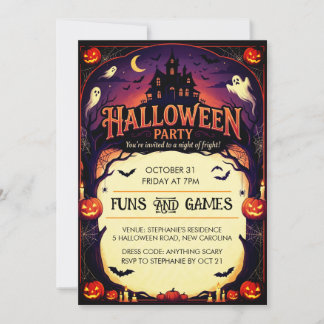 Halloween Party Invitation