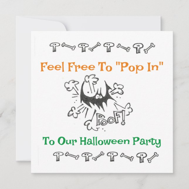 Halloween Party Invitation (Front)