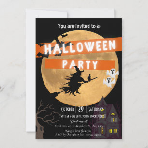 Halloween party invitation