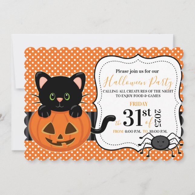 HALLOWEEN PARTY INVITATION (Front)