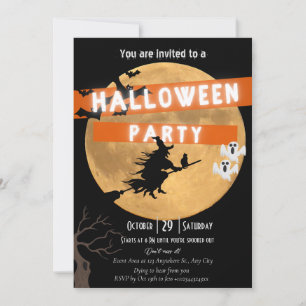 Halloween party invitation