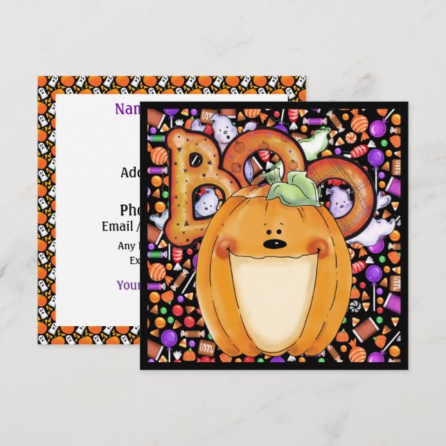 Halloween Party Invitation (Front/Back)