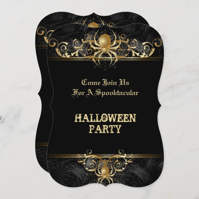 Halloween party Invitation (Front/Back)