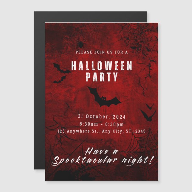Halloween Party invitation (Front/Back)