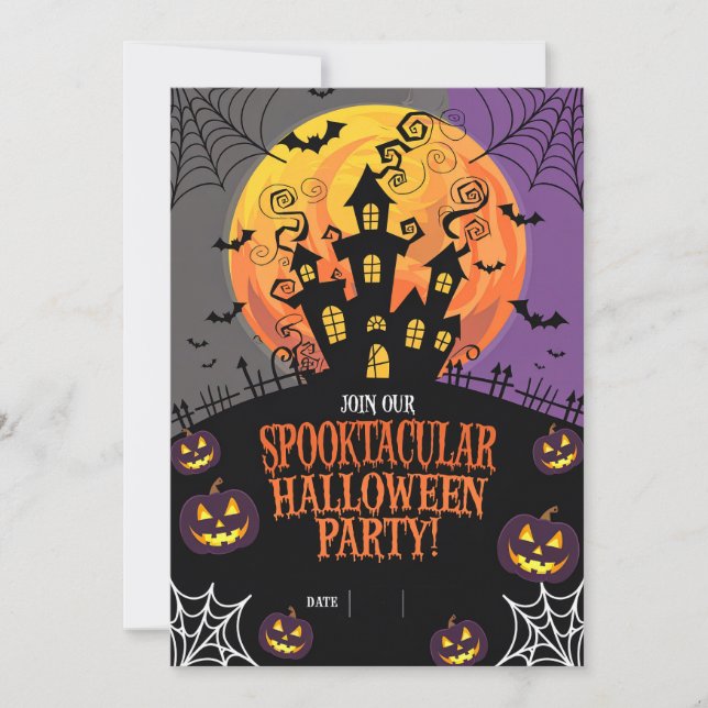 Halloween Party Invitation #2 (Front)