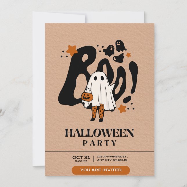 Halloween Party Invitation 2024 (Front)