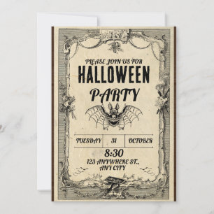 Halloween Party Invitation 2024: Join the Fright!