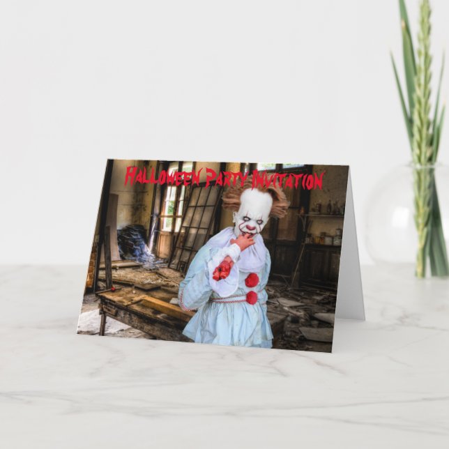 Halloween Party Invitation. Card (Front)