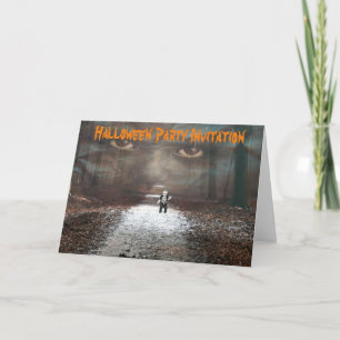 Halloween Party Invitation. Card