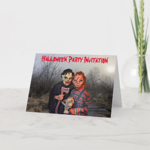 Halloween Party Invitation. Card