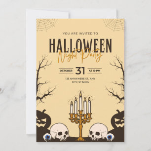 Halloween Party invitation cards