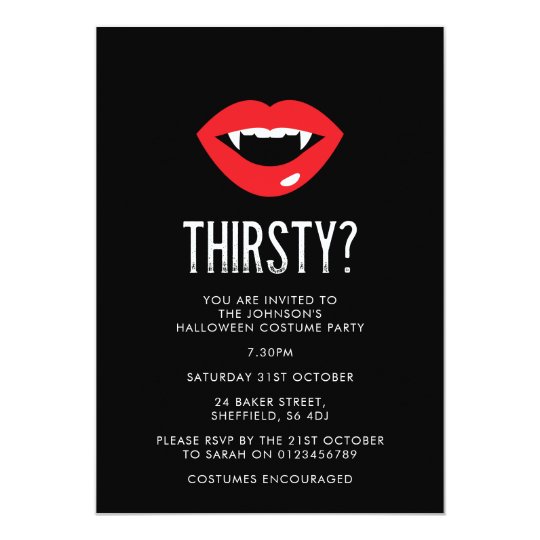 Halloween party invitation - elegant adult invite