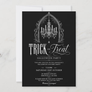 Halloween party invitation - elegant adult invite